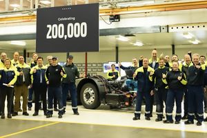 Компанія Volvo виготовила 200,000 автобусних шасі