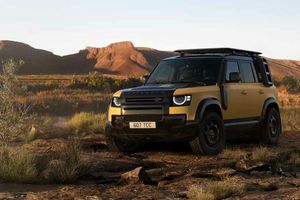 The new Land Rover Defender is ready for tough off-road conditions.