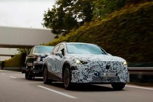 Перші фотографії нового електрокара Mercedes GLC