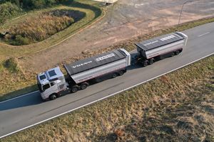 Подразделение Volvo Trucks испытывает зерновоз будущего