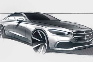 Показали скетч нового Mercedes W223