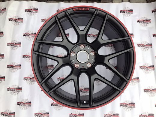 A46340120009Y15, A 463 401 20 00 9Y15 Диск колесный AMG R22 (10Jx22xET36) кованный черный матовый с красным кантом Mercedes G W463