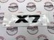 51142472843, 51 14 2 472 843 Напис (шильдик) на кришку багажника "X7" чорний BMW X7 G07