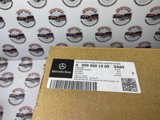 A09946019099A84, A 099 460 19 09 9A84 Колесо рулевое с подогревом AMG с отделкой из микрофибры, черное Mercedes GLE W167/C167 / GLS X167 / AMG-GT R192 / C W206 / EW213/W214 / S W223 / SL R232