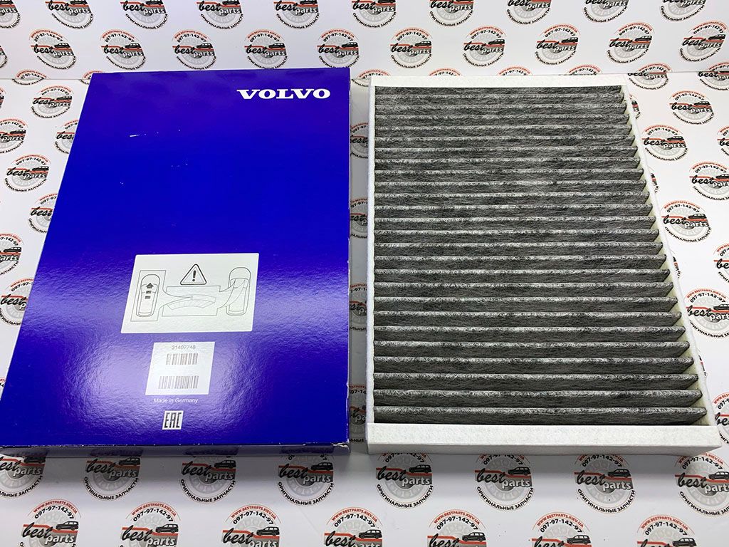 31407748 Фильтр салона Volvo XC90 (16-) / XC60 (18-) / V90 CC (17