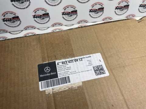 A4634210412, A 463 421 04 12 Диск тормозной передний AMG Mercedes
