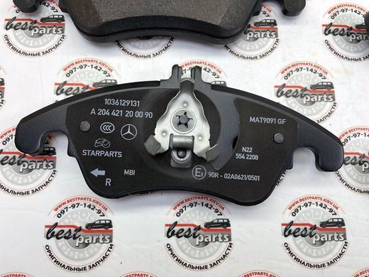 A000420900490, A 000 420 90 04 90 Колодки гальмівні передні Mercedes SLK R172 / C W204 / E C207 / W212 / CLS C218