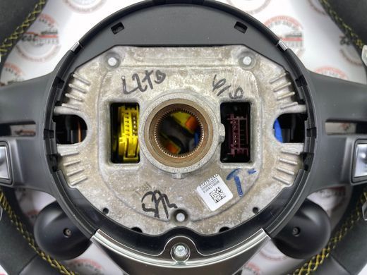 A09946009091C88, A 099 460 09 09 1C88 Колесо рулевое (руль) кожа наппа / алькантара с желтой строчкой, AMG Drive unit, кнопками и подушкой в сборе без подогрева, черное AMG Performance Mercedes GLE W167/C167 / GLS X167 / C W206 / E W214 / S W223 / SL R232