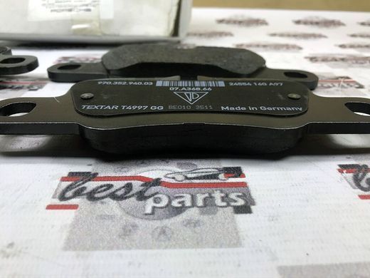 97035294903, 970 352 949 03 Колодки гальмівні задні Porsche Panamera 970