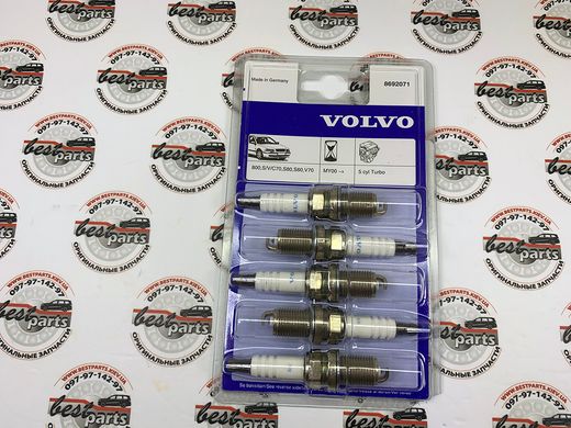 8692071 Свічки запалювання к-т 5 шт Volvo XC90 (-14) / XC70 (-07) / V70 (-08) / S80 (-06) / S60 (-09)