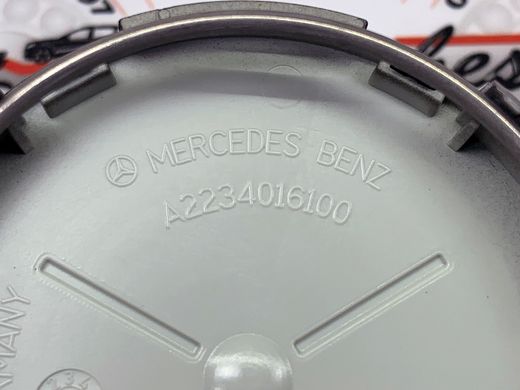 A22340161009040, A 223 401 61 00 9040 Колпак ступицы колесного диска центральный черный Mercedes GLS X167 / S W223