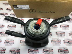 A16690087079051, A 166 900 87 07 9051 Переключатель подрулевой в сборе, черный Mercedes ML/GLE W166 / GL/GLS X166
