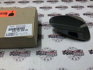 97073103809, 970 731 038 09 Стекло зеркала (зеркальный элемент) правое Porsche Panamera 970