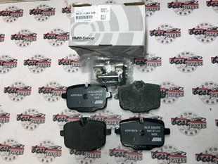 34212284389, 34 21 2 284 389 Колодки тормозные задние M power BMW M5 F10 / M6 F06/F12/F13