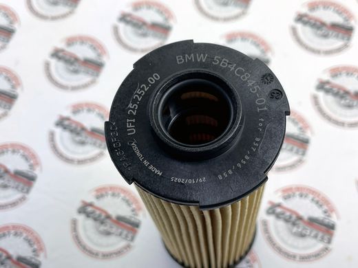 11425B4C845, 11 42 5 B4C 845 Фільтр масляний BMW B57 / B58 / 1 F20/F21 / 2 F22/F23/G42 / 3 F30/F31/F34/G20/G21 / 4 F32/F33/F36/G22/G23/G26 / 5 G30/G31/G38/G60/G61 / 6 G32 / 7 G11/G12/G70 / 8 G14/G15/G16 / X3 G01 / X4 G02 / X5 G05/G18 / X6 G06 / X6 G07 / X