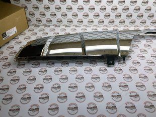 A1668856825, A 166 885 68 25 Накладка заднего бампера хромированная Mercedes GL/GLS X166