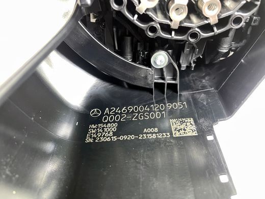 A24690041209051, A 246 900 41 20 9051 Перемикач підрульовий у зборі, чорний Mercedes CLA C117 / V W447/W448