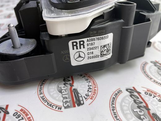 A09976092039197, A 099 760 92 03 9197 Ручка задніх правих дверей зовнішня у зборі, з підсвічуванням та Keyless-Go, пофарбована "Obsidian Black" Mercedes S W223 / SL R232 / EQE X294/V295 / EQS X296/V297
