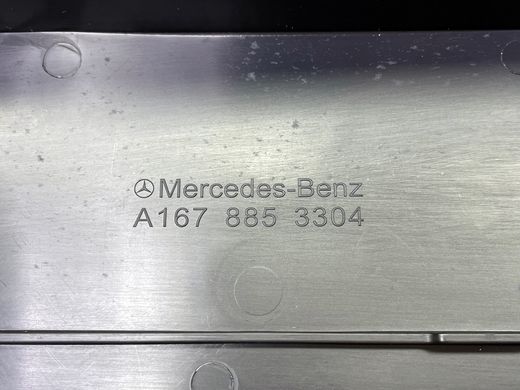 A1678801802, A 167 880 18 02 Накладка (подіум) під номерний знак 63 AMG Mercedes GLE W167/C167
