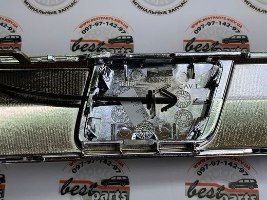 A1668850701, A 166 885 07 01 Накладка заднего бампера декоративная хромированная Mercedes ML/GLE W166 / GL/GLS X166