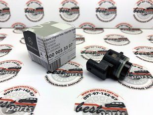 A00090533079999, A 000 905 33 07 9999 Датчик парктроника переднего бампера Mercedes CLA C118 / GLA X156 / GLE W167/C167 / GLS X167 / A W177 / AMG-GT R190 / S C217 / EQA H243 / B W247 / GLC X253