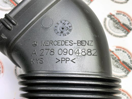 A2780904882, A 278 090 48 82 Трубка воздуховода впускного колектора права Mercedes CL C216 / S W221
