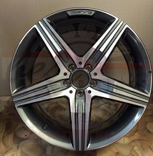A22240112007X21, A 222 401 12 00 7X21 Диск колесный AMG R20 (8,5Jx20xET38) "Серый титан" Mercedes S C217/W222