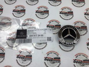 A0008172605, A 000 817 26 05 Значок на капот черный Mercedes ML/GLE W166/W167/C292 / GL/GLS X166/X167 / A W177 / B W242 / GLA X247 / GLC X253 / G W463