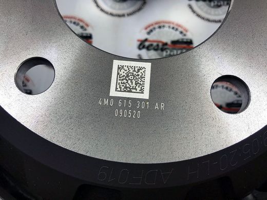 4M0615301AR, 4M0 615 301 AR Диск гальмівний передній Bentley Bentayga