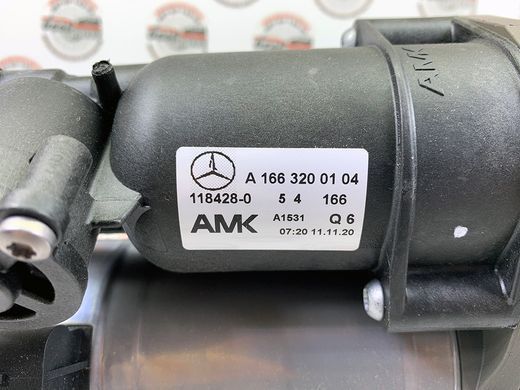 A1663200104, A 166 320 01 04 Компрессор (насос) пневматической подвески Mercedes GLE W166 / GLS X166