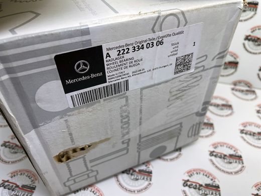 A2223340306, A 222 334 03 06 Ступиця передня в зборі з підшипником 4matic Mercedes S C217 / W222 / Maybach X222