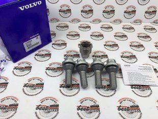 31439226 Секретки колісні к-т 4 шт з ключем Volvo XC90 (16-) / XC60 (18-) / XC60 (-17) / XC40 (18-) / V90 CC (17-) / V90 (17-) / V70 (- 16) / V60 CC (19-) / V60 (19-) / V60 CC (-18) / V60 (-18) / S90L (19-) / S90 (17-) / S60 CC (-18) / S60 ( 19-) / S60 (-