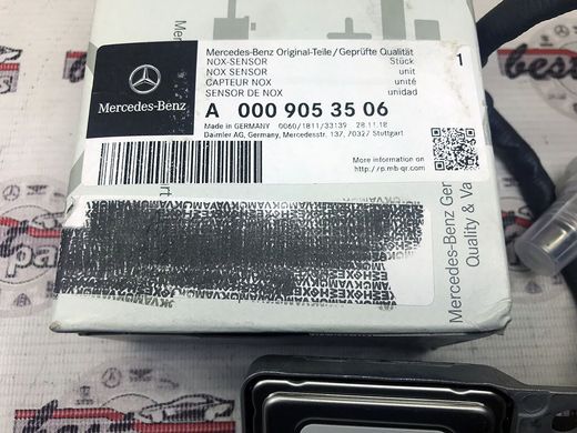 A0009053506, A 000 905 35 06 Датчик Nox катализатора Mercedes GLK X204 / E C207/W212 / CLS C218 / S W222
