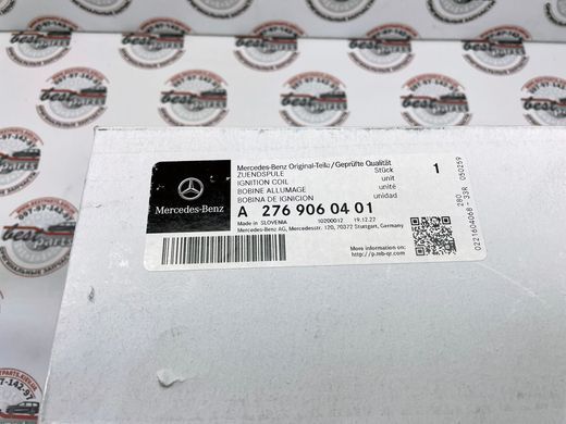 A2769060401, A 276 906 04 01 Котушка запалювання Mercedes M152 / M157 / M276 / M278 / GLE W166/C292 / GLS X166 / SLK R172 / C W204 / GLK X204 / E W212 / CLS C218 / S W221/W222 / SL R231 / R W251 / G W463