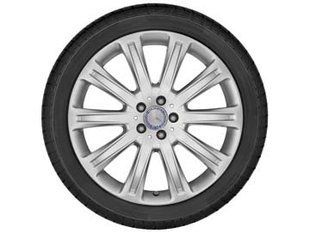 A29240102007X45, A 292 401 02 00 7X45 Диск колесный AMG R20 (8,5Jx20xET53) серебристый ванадий Mercedes GLE C292