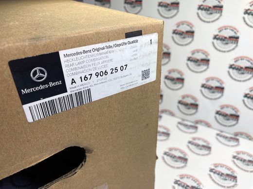 A1679062507, A 167 906 25 07 Ліхтар задній зовнішній (на крилі) лівий Mercedes GLS X167