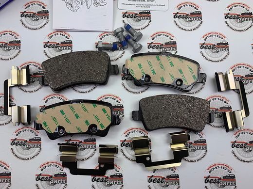 31445796 Колодки тормозные задние Volvo XC60 (-17) / V70 (-16) / V60 CC (-18) / V60 (-18) / S60 (-18) / S80 (-16)