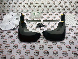 VPLEP0389 Брызговики передние резиновые короткие к-т Land Rover Defender L663