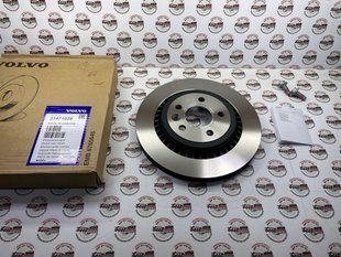31471028 Диск гальмівний задній Volvo XC70 (-16) / V70 (-16) / V60 (-18) / S80 (-16) / S80L (-12) / S60 (-18)