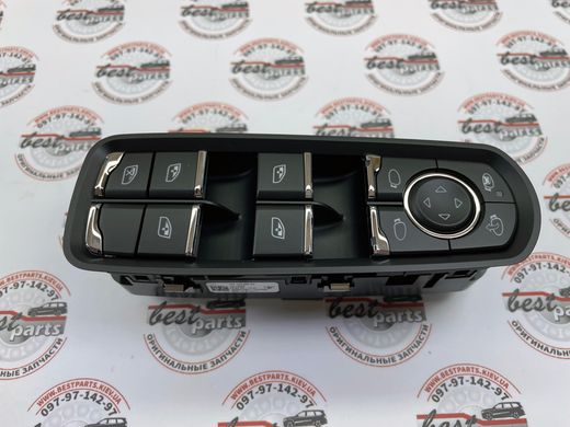 95861315613DML, 958 613 156 13 DML Блок кнопок регулювання вікон і дзеркал водійських дверей чорний Porsche Cayenne 958