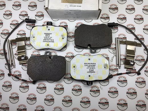3W0698151AB, 3W0 698 151 AB Колодки гальмівні передні, керамічні Bentley Continental