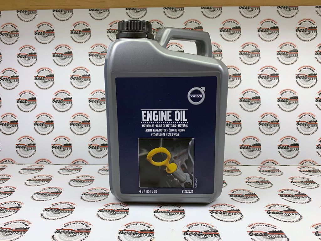 31392924 Масло моторное Engine OIL 0W-20 4л Volvo