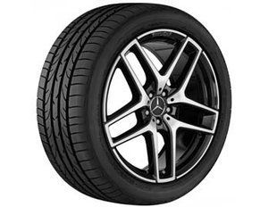A29240129007X23, A 292 401 29 00 7X23 Диск колесный AMG R21 (10Jx21xET52.5) черный полированный Mercedes GLE C292