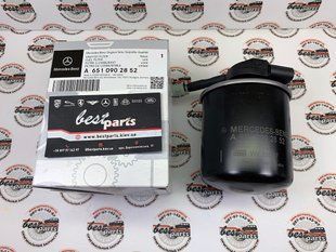 A6510902852, A 651 090 28 52 Фільтр паливний Diesel (CDI) Mercedes M651 / ML/GLE W166 / SLK R172 / C W204/W205 / GLK X204 / E C207 / W212 / CLS C218 / S W221/W222 / GLC X253