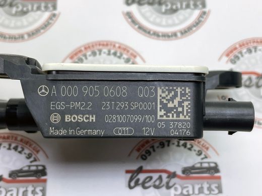 A0009050608, A 000 905 06 08 Датчик температури фільтр сажі Mercedes M651 / GLK X204 / C W205 / GLC X253 / V W447 / Sprinter W906/W907