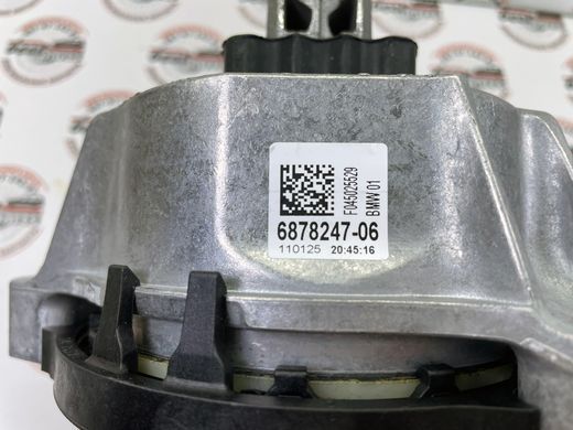 22116878247, 22 11 6 878 247 Подушка (опора) двигателя левая BMW B57 / 3 G20/G21 / 5 G30/G31 / 6 G32 / 7 G11/G12 / 8 G14/G15/G16 / X1 U11/U12 / X2 U10 / X3 G01 / X4 G02/ / X5 G05 / X6 G06 / X7 G07