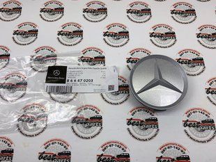 B66470203, B 664 702 03 Ковпак колеса декоративний Mercedes