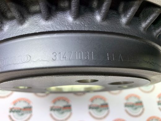 31471033 Диск тормозной задний Volvo XC60 (-17)