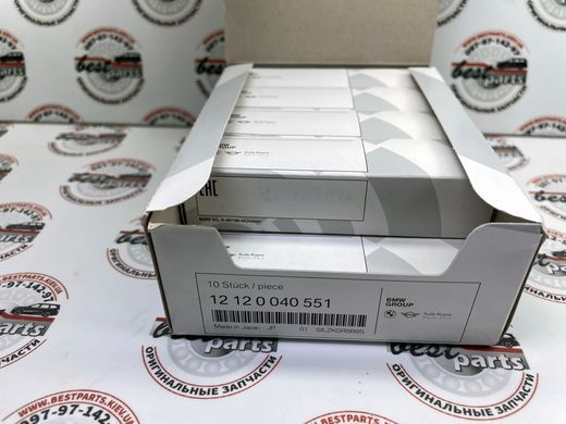 12120040551, 12 12 0 040 551 Свеча зажигания BMW B38 / B48 / B58 / B46 / 1 F20/F21/F52 / 2 F22/F23/F45/F46 / 3 F30/F31/F34/F35/G20 / 4 F32/F36/G22/G26 / 5 G30/G31/G38/ 6 G32 / 7 G11/G12 / X1 F48/F49/F39 / X3 G01/G08/ X4 G02