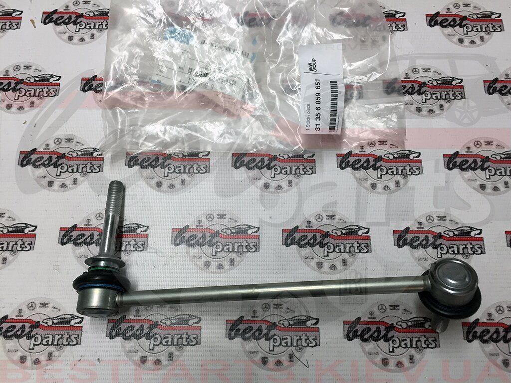 31356859651, 31 35 6 859 651 Стойка стабилизатора передняя левая BMW X5 ...